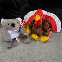 Ty Beanie Babies - Mel and Gobbles