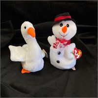 Ty Beanie Babies - Gracie and Snowball
