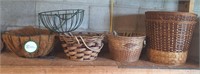 Basket and Wire Planters
