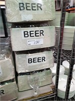4 Boxes of 18 Stemmed Beer Glasses