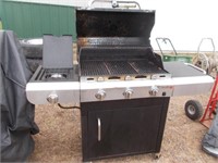 Char Broil Gas BBQ Grill On Wheels w/Cover