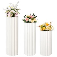 Nynelly Foldable Paper Columns Display Pedestals