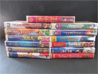 Thirteen Classic VHS Walt Disney Movies