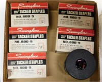 5 boxes of Swingline  tacker staples, # 800-9