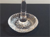 Round Crystal Ring Holder Vanity Waterford Marquis