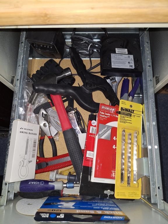 DRAWER OF TOOLS