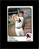 1973 Topps #485 Norm Cash EX to EX-MT+