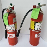 Lot of Two large fire extinguishers