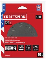 CRAFTSMAN Disc 10-Piece Ceramic Alumina Sandpaper