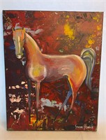 Original Horse Painting on Canvas by Steve