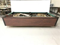 Pool table salvage for parts or repair no top