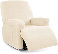 Recliner Cover 1 Seat-4-Pieces, Beige