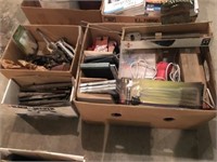 (3) Box Lots- Tools, Hunches, Etc.