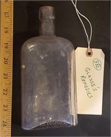 Old ametheyst medicine bottle Glasses Remedies