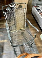 WROUGHT IRON PATTIO ROCKER