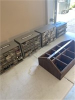 Nuts, bolts screws organizers and HM WOODEN