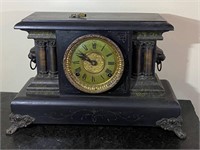 Antique Victorian Sessions Mantle Clock