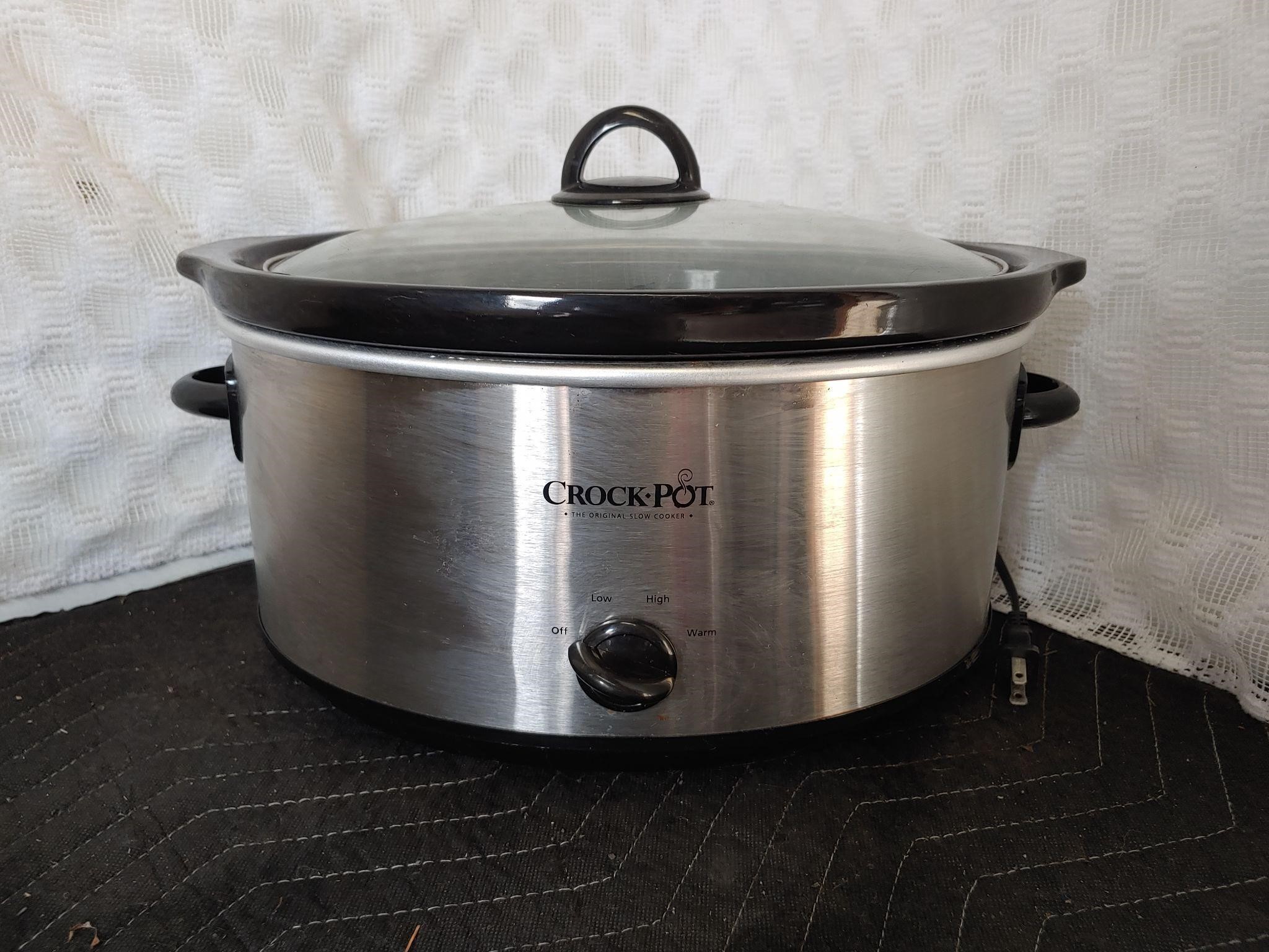 Crock-Pot 6qt stainless Slow cooker