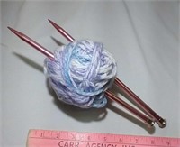 F3) Knitting Needles and Yarn