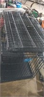 Pair of large pet kennels
