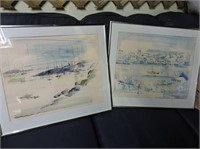 Pair Alfred Birdsey Watercolors