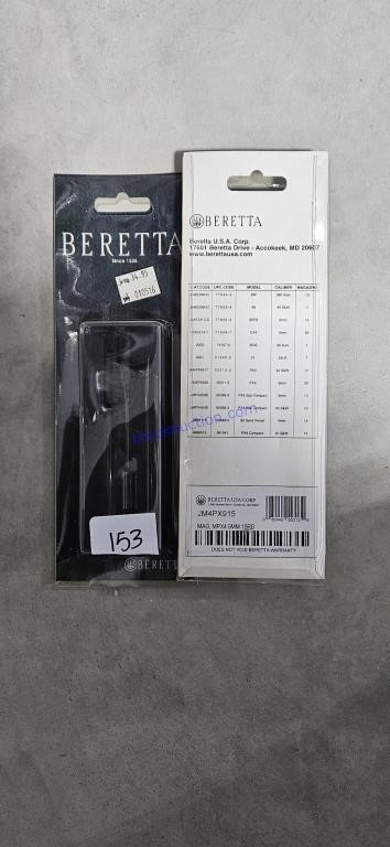 Beretta
Mpx4 9mm 15rd mag
Qty 2
