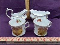 Royal Windsor Tea Creamer and Sugar Set