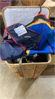 Lot of bags with two garment bags