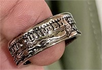 COIN STYLE MENS RING