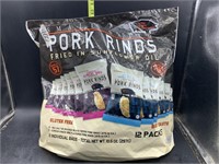 10 packs pork rinds