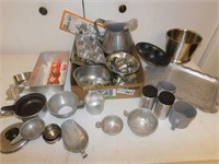 Cookware and Serving Dishes Aluminum Mix Lot