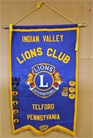 1950’s Telford PA Lions Club Meeting Room Banner