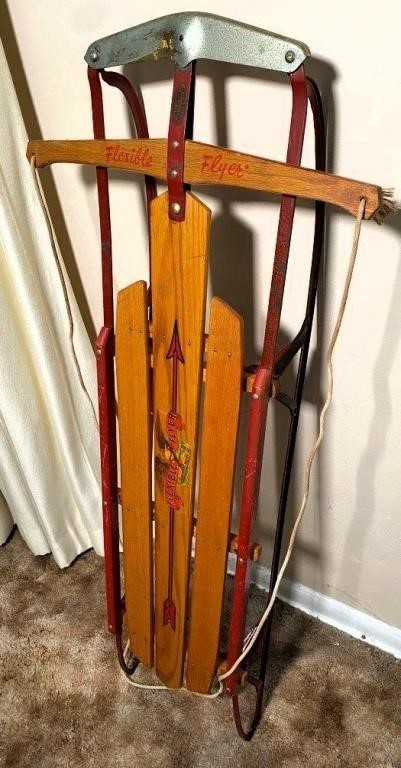 Flexible Flyer rail sled- VG condition