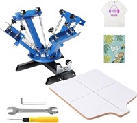 $211 - VEVOR Screen Printing Machine, 4 Color 1 St