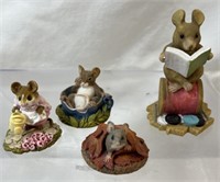 Mice figurine lot