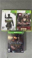 3pc Sealed Xbox 360+ Videogames w/ MW3