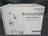 Glacier Bay single handle tub and shower set.