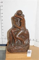 THE KISS FIGURINE BY AUGUSTE ROBIN