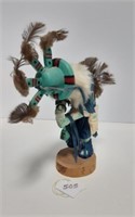 Navajo Kachina "Kokopelli" Artist Signed - 10"