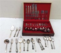 (105) Pcs of Mixed Patters/Makers Silver Plate