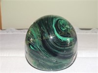 Kerry glass paper weight, 3"h
