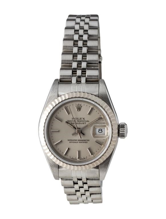 18k Gold Rolex Datejust Automatic Ss Watch 26mm