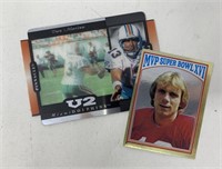 Pair of Football Collectible Cards