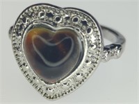 Mood ring heart size 8.5