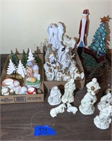Christmas lot -figurines, nativity scene