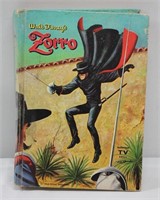 1958 Walt Disney Zorro Hardcover Book