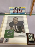 Brian Piccolo Chicago Bears collectibles lot