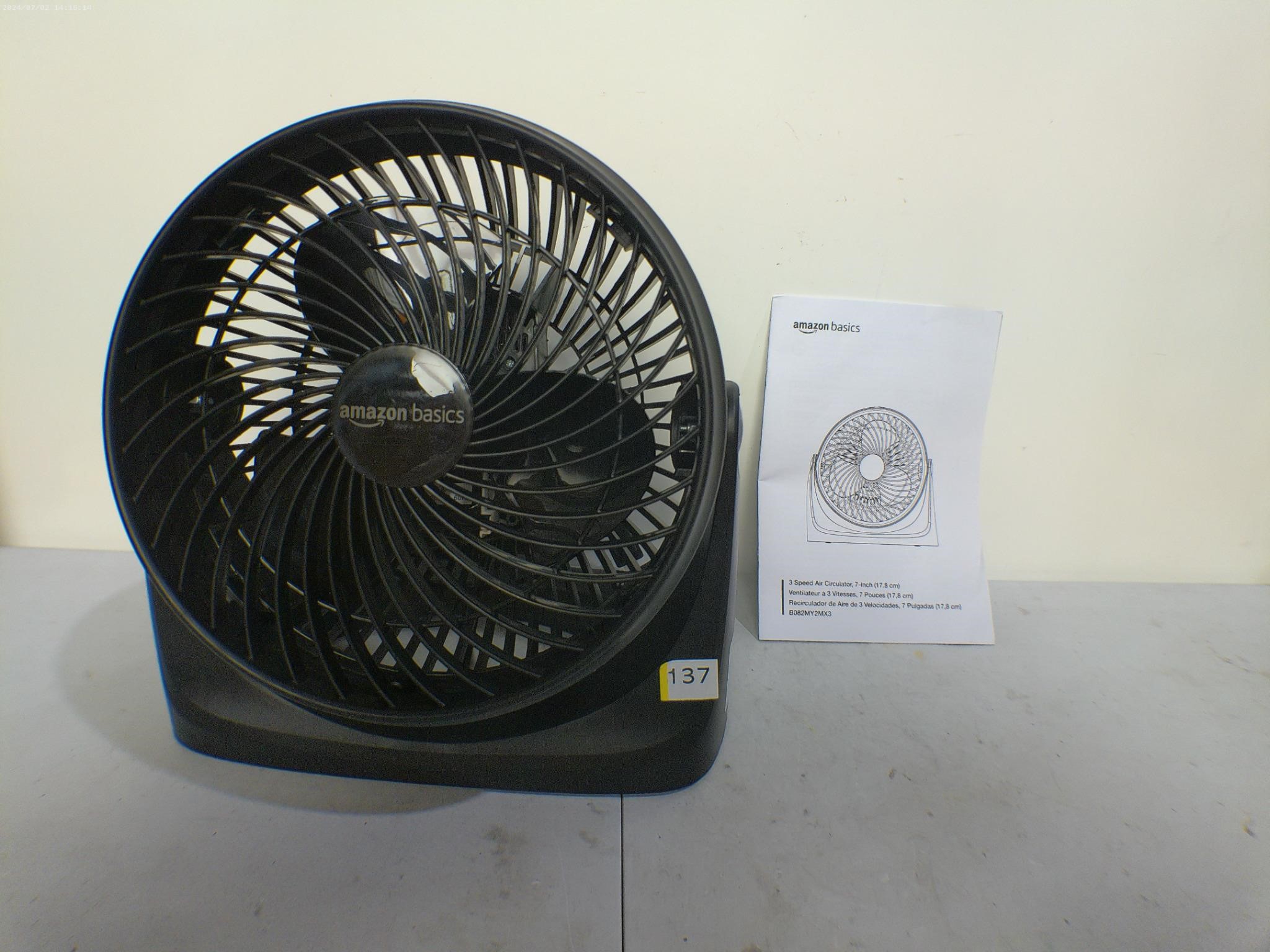 3 Speed Air Fan 7in Diameter