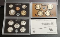 2014 U.S. Mint Silver Proof Set