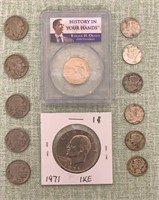 (13) U.S. Coins